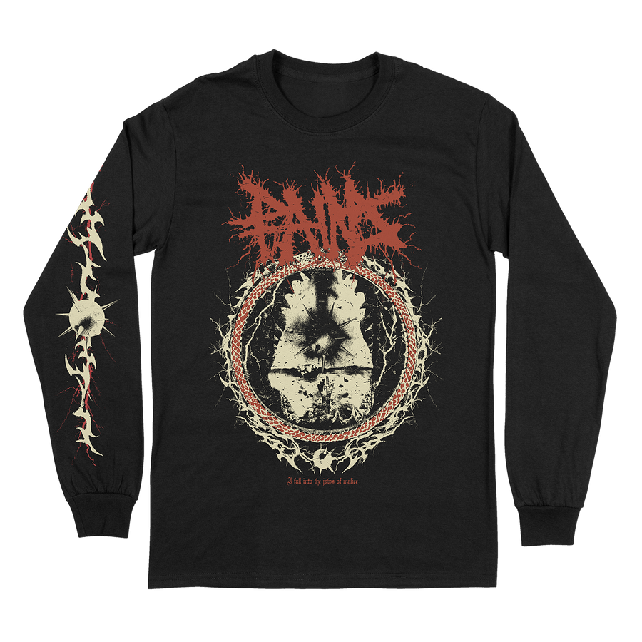 Pains "Jaws of Malice" Black Longsleeve Shirt