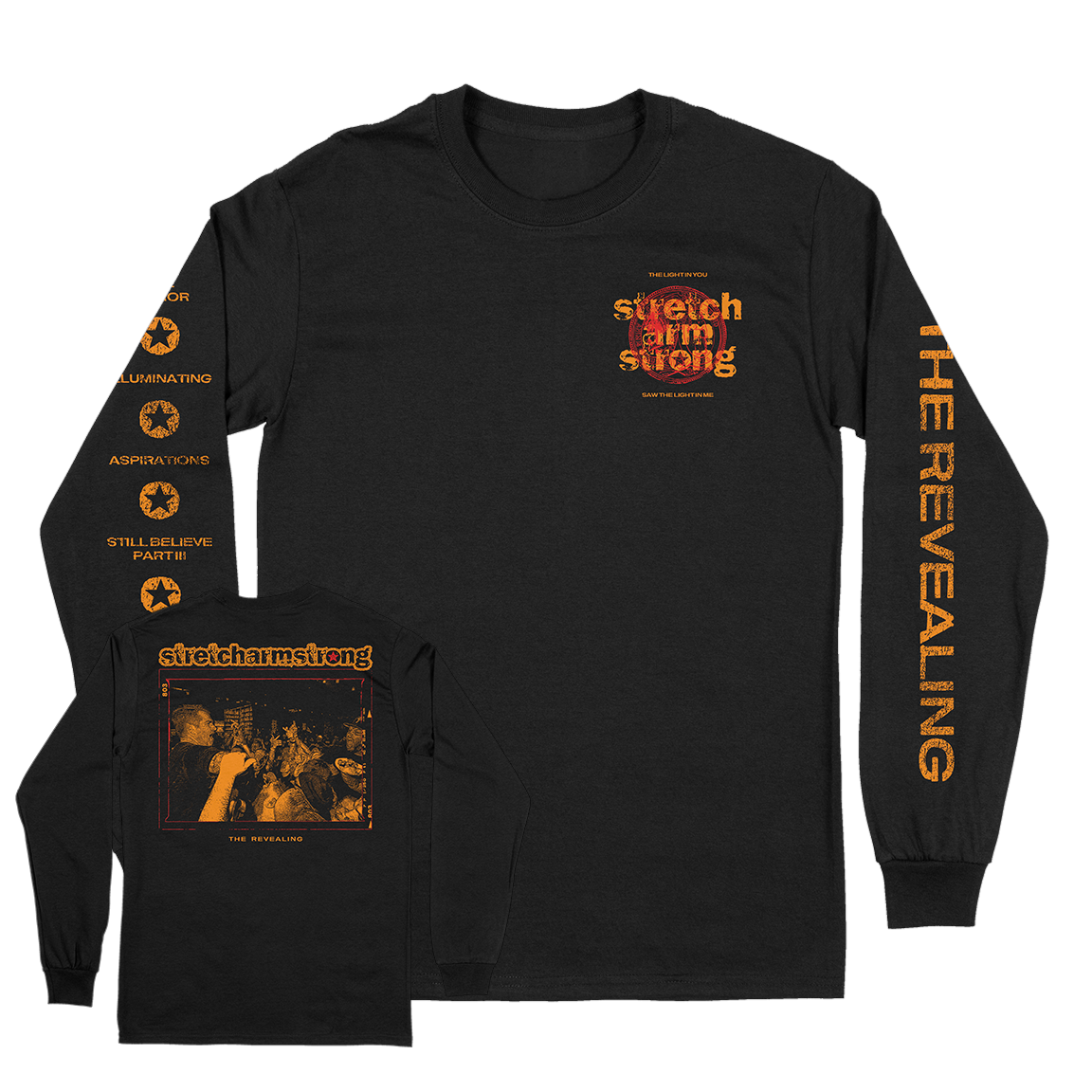 Stretch Arm Strong "The Revealing" Black  Longsleeve