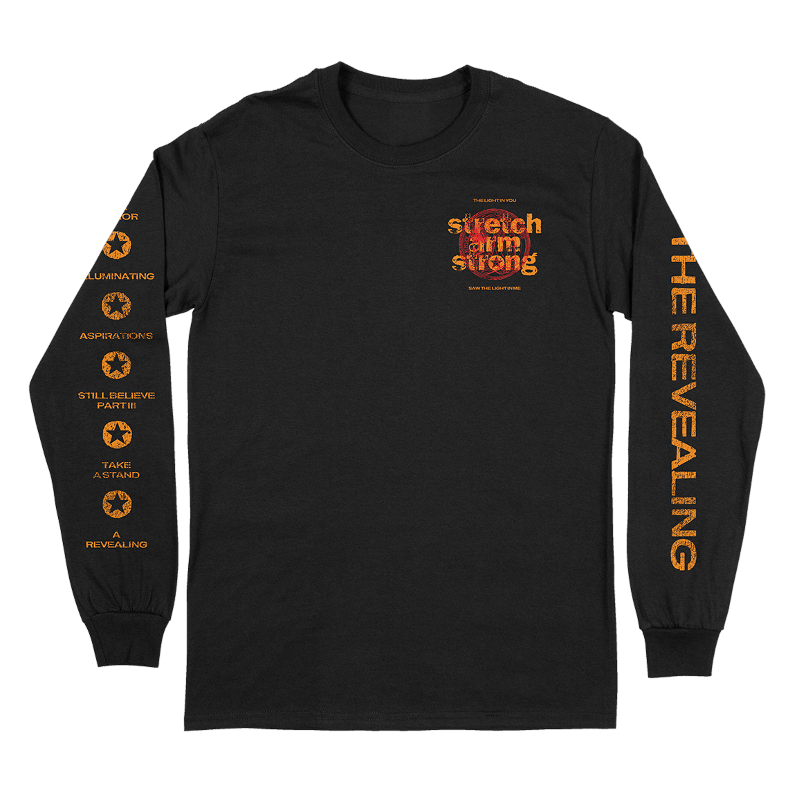 Stretch Arm Strong "The Revealing" Black  Longsleeve