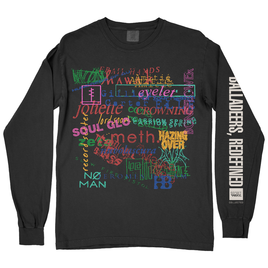 Secret Voice βBalladeers, Redefinedβ Premium Black Longsleeve