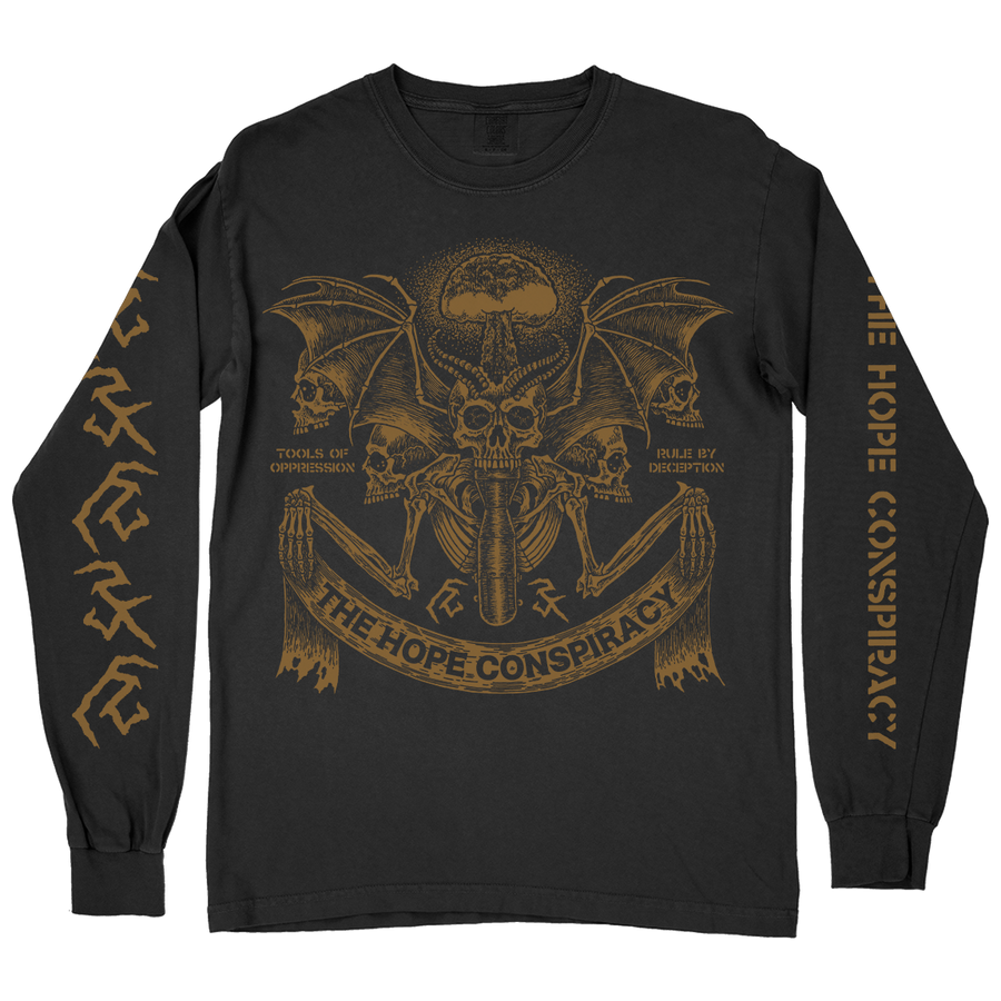 The Hope Conspiracy "Tools Of Oppression: Gold" Black Premium Longsleeve