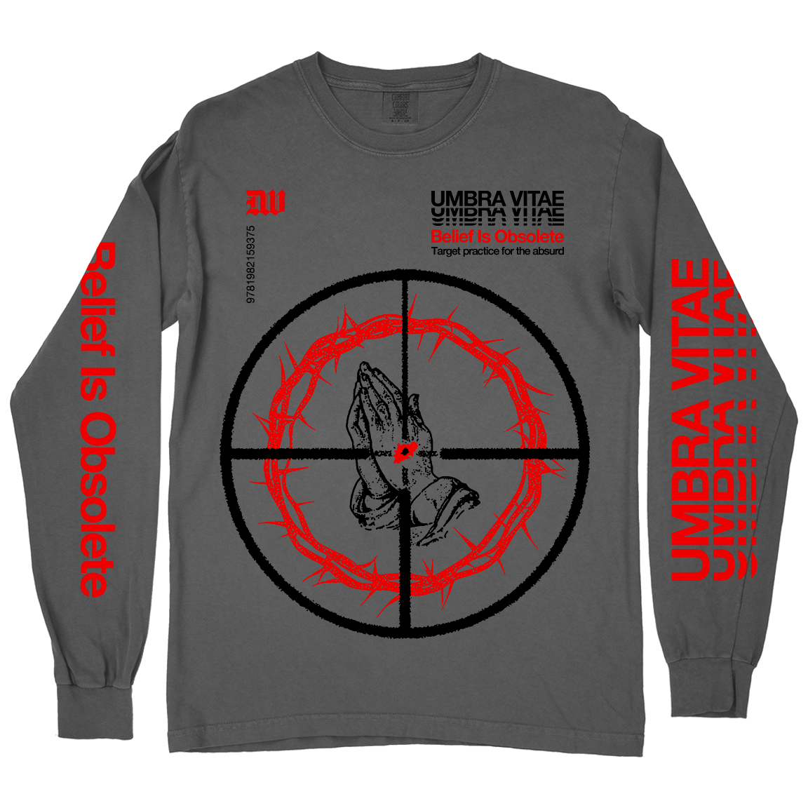 Umbra Vitae "Belief Is Obsolete" Pepper Premium Longsleeve