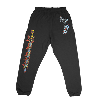 High On Fire "Sword" Black Sweatpants