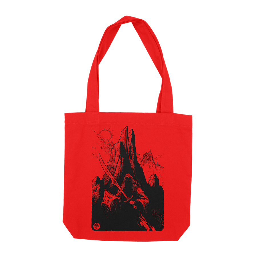 Arik Roper "Shadowblade" Red Tote Bag