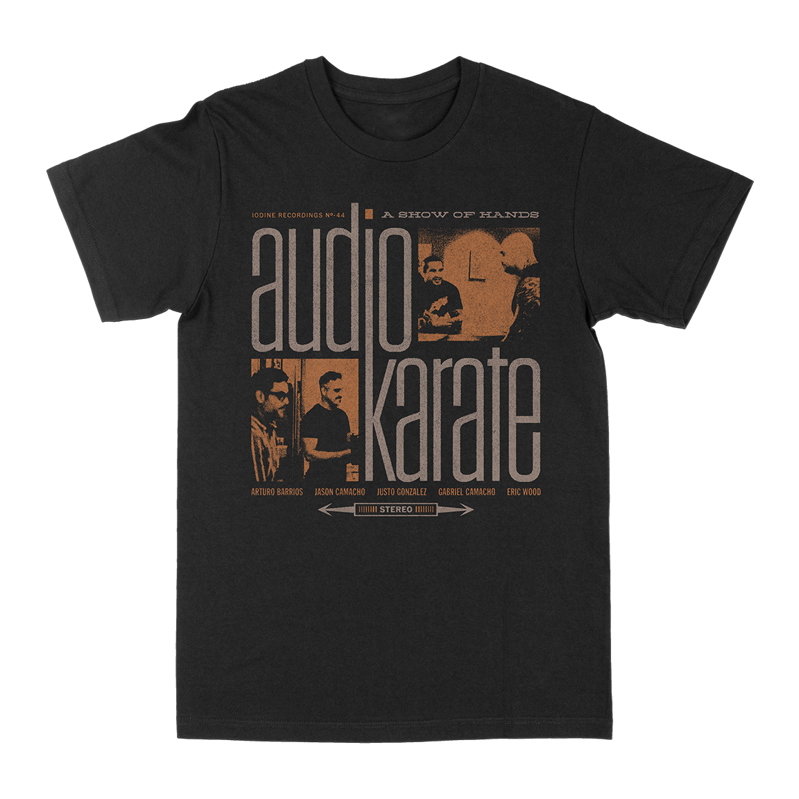 Audio Karate "A Show of Hands" Black T-Shirt