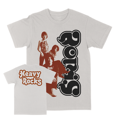 Boris "Heavy Rocks: Band" Vintage White T-Shirt