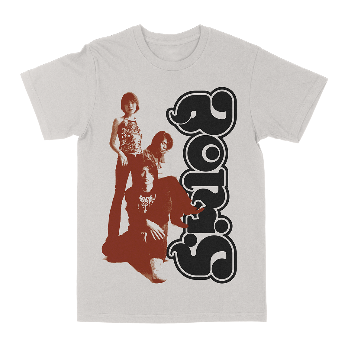 Boris "Heavy Rocks: Band" Vintage White T-Shirt