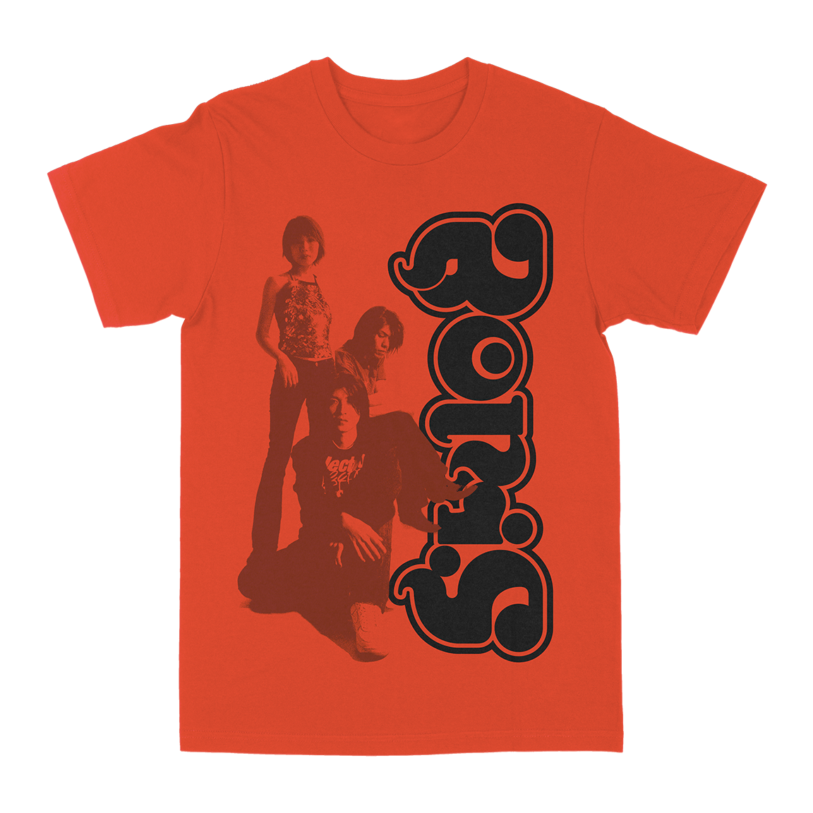 Boris "Heavy Rocks: Band" Orange T-Shirt