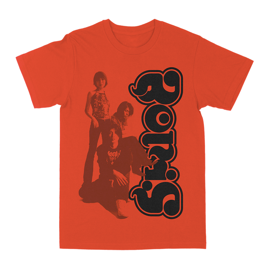 Boris "Heavy Rocks: Band" Orange T-Shirt
