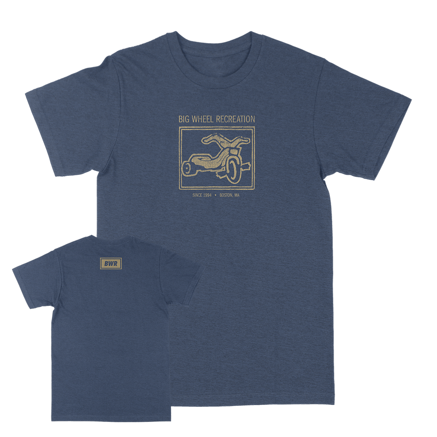 Big Wheel Recreation "BWR Tricycle" Heather Denim T-Shirt