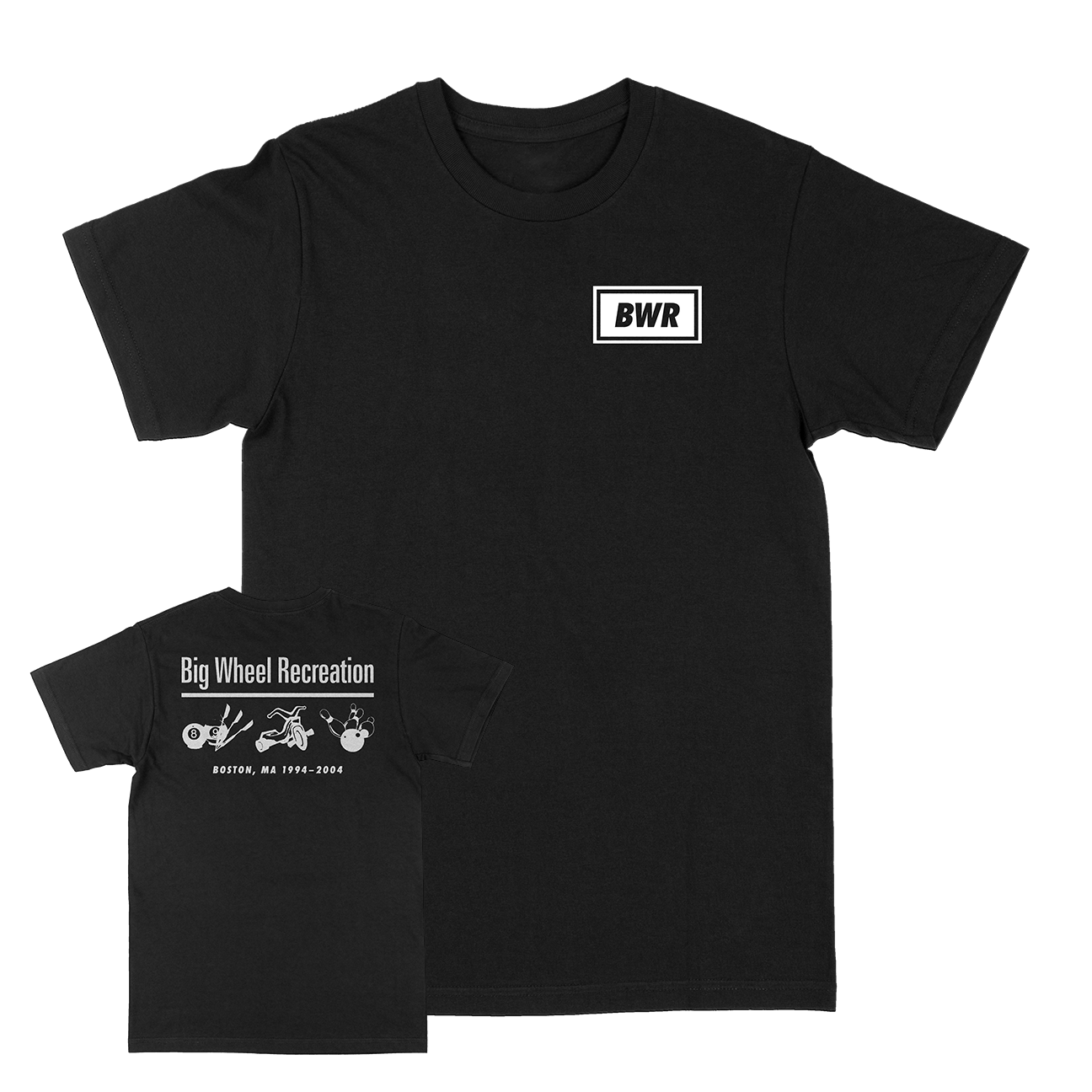 Big Wheel Recreation "BWR Pocket Tee" Black T-Shirt