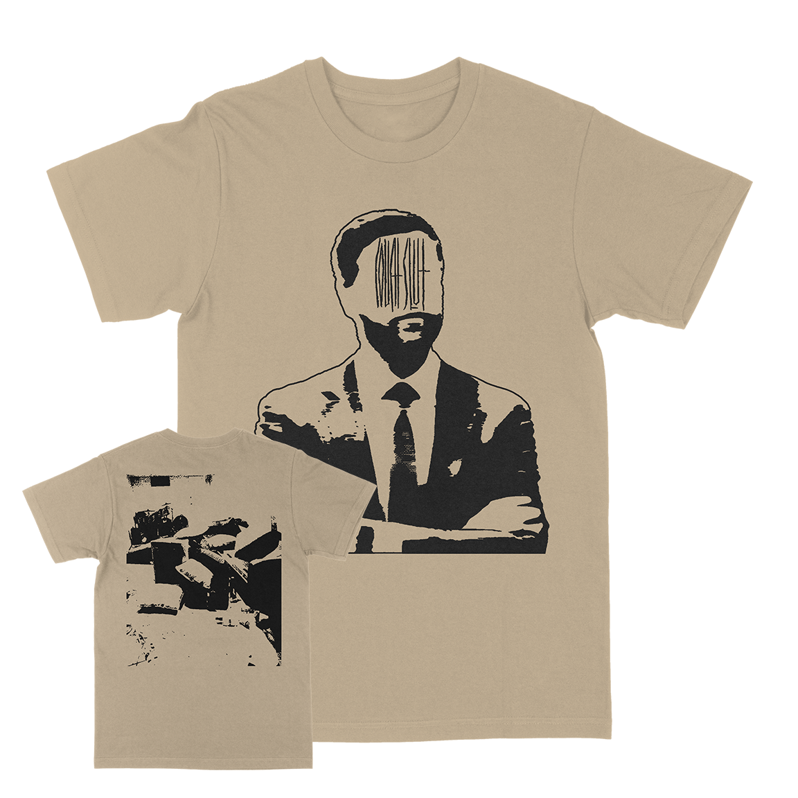 Couch Slut "Vice Presidential Unwelcome" Sand T-Shirt