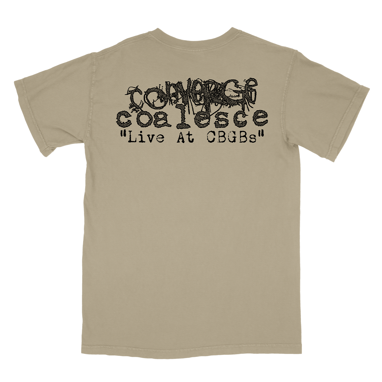 Converge & Coalesce "Live at CBGBs: Symbol" Premium Sandstone Shirt