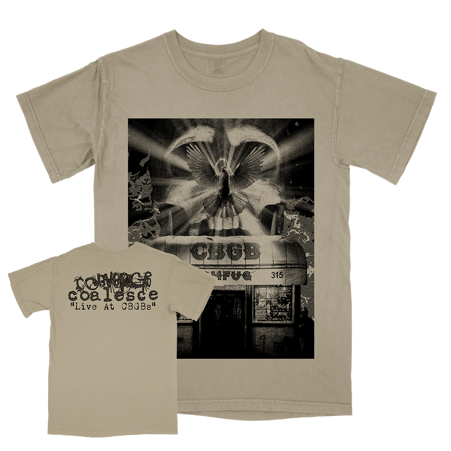 Converge & Coalesce "Live at CBGBs: Dove" Premium Sandstone Shirt