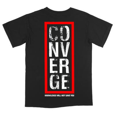 Converge "Knowledge Will Not Save You" Premium Black T-Shirt