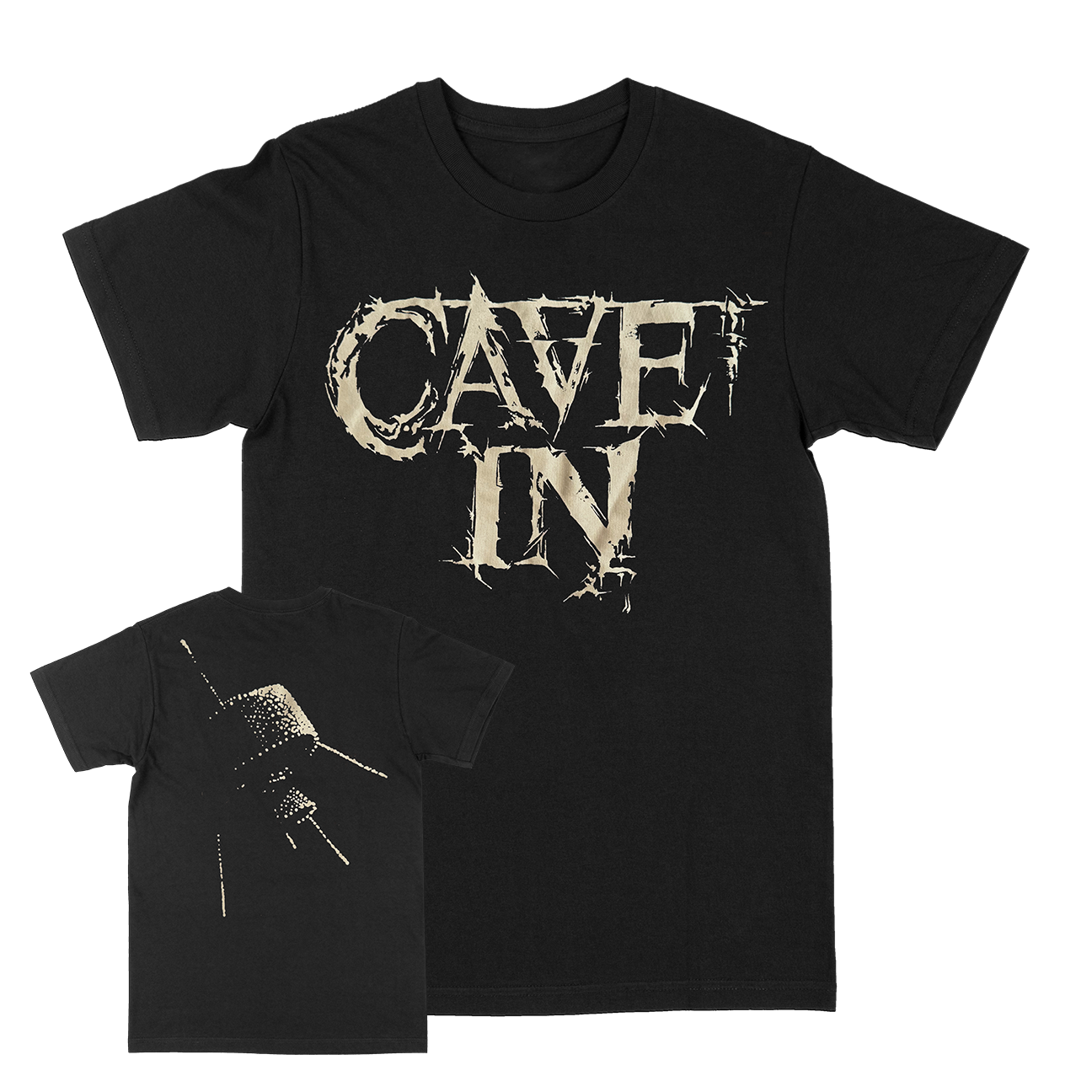 Cave In "Logo & Satellite" Black T-Shirt