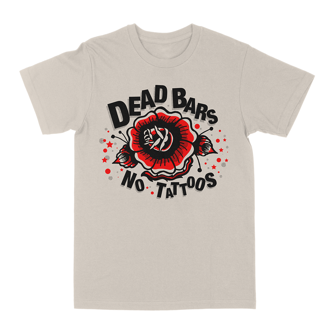 Dead Bars "No Tattoos" Sand T-Shirt