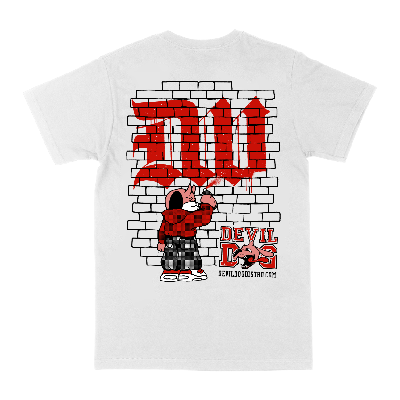 Devil Dog "DD x DW" White T-Shirt