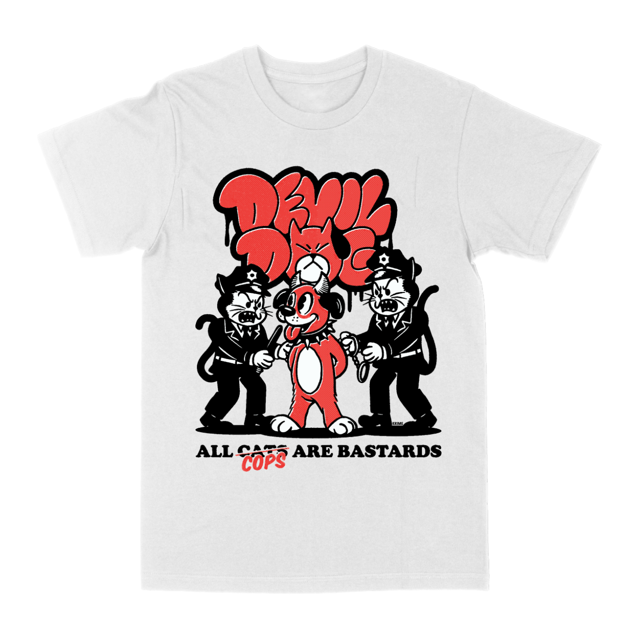 Devil Dog "ACAB" White T-Shirt