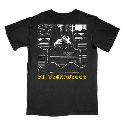 Denisa "St. Bernadette" Premium Black T-Shirt