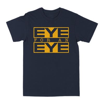 Eye For An Eye "Classic: Yellow" Navy T-Shirt