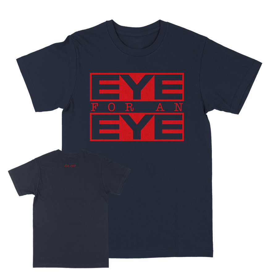 Eye For An Eye "Classic: Red" Navy T-Shirt