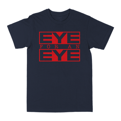 Eye For An Eye "Classic: Red" Navy T-Shirt