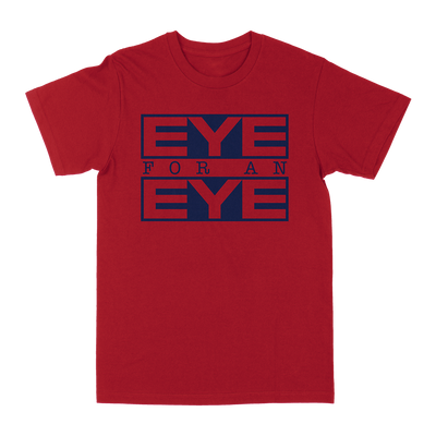 Eye For An Eye "Classic: Navy" Red T-Shirt