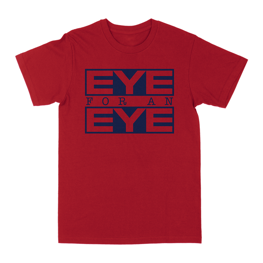 Eye For An Eye "Classic: Navy" Red T-Shirt