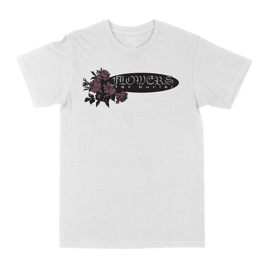Flowers for Burial “Cassette Cover" White T-Shirt