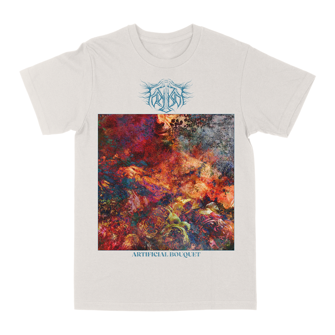 Frail Body "Artificial Bouquet: Vibrant" Vintage White T-Shirt