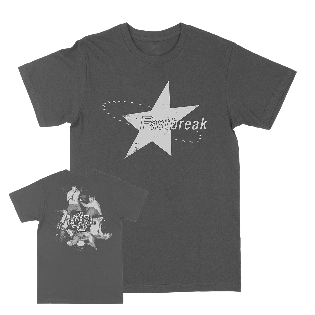 Fastbreak "Stay the Same" Charcoal T-Shirt