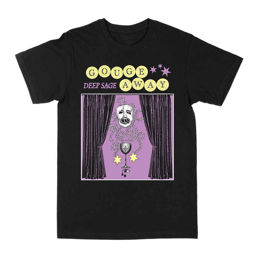 Gouge Away "Deep Sage" Black T-Shirt