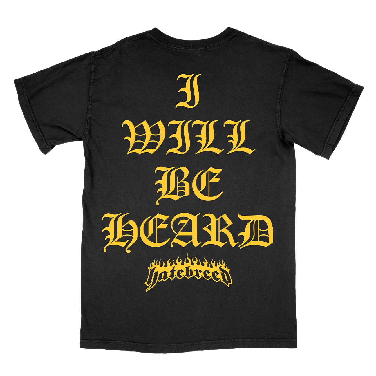 Hatebreed "I Will Be Heard" Premium Black T-Shirt