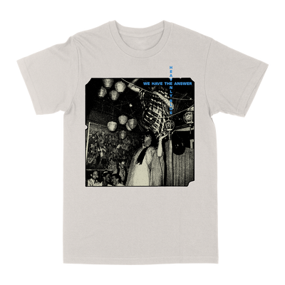 Heavenly Blue "We Have The Answer" Vintage White T-Shirt