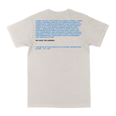 Heavenly Blue "We Have The Answer" Vintage White T-Shirt