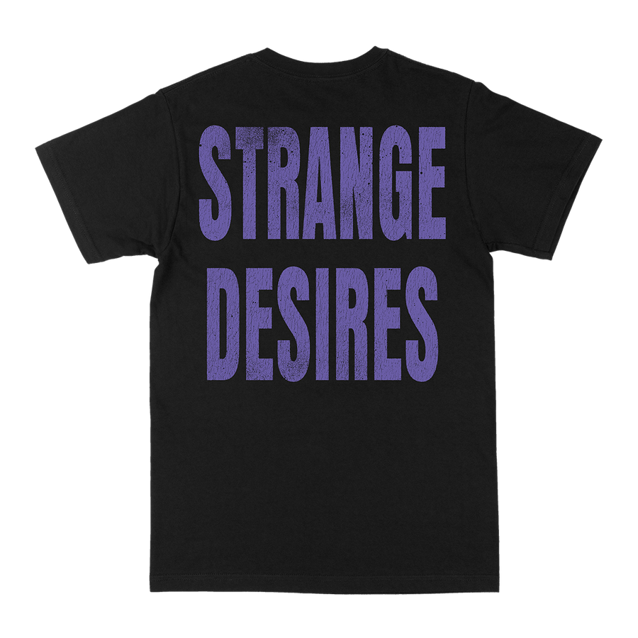 Her Head's on Fire "Strange Desires" Black T-Shirt