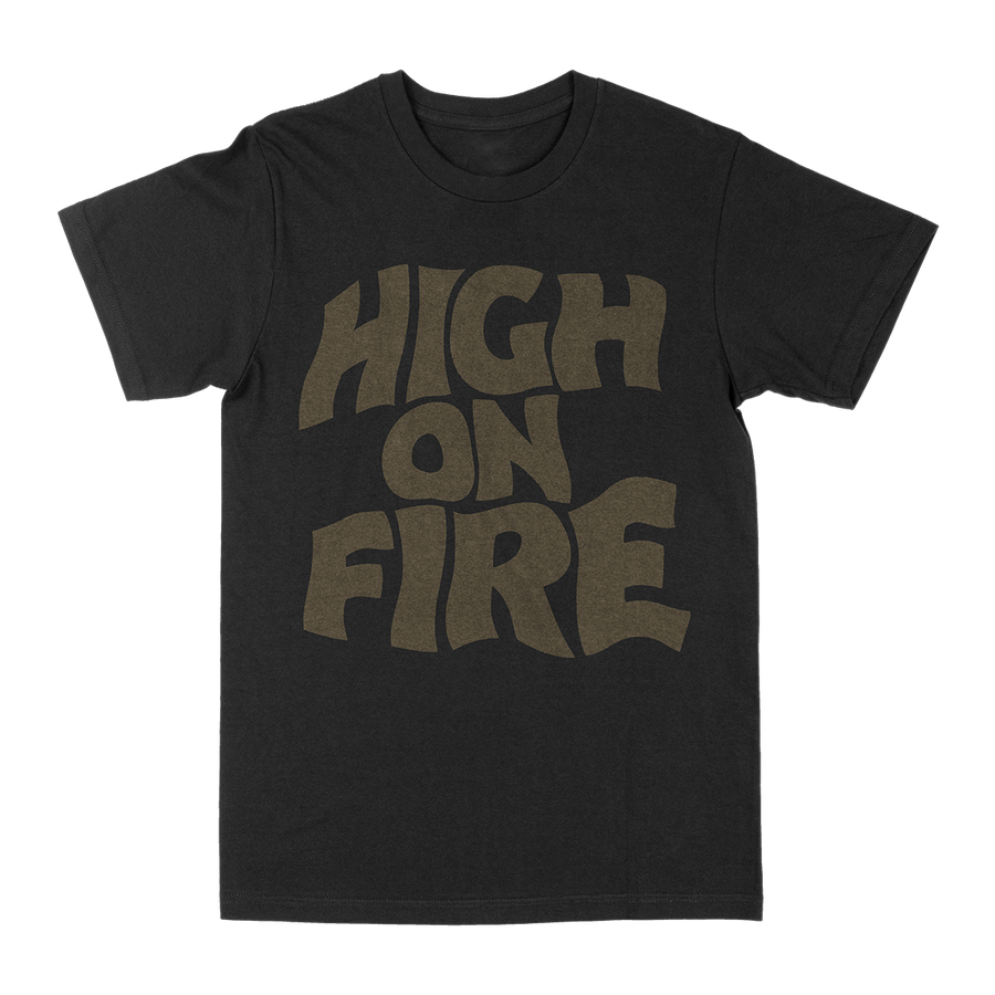 High On Fire "Master of Reality: Bronze" Black T-Shirt