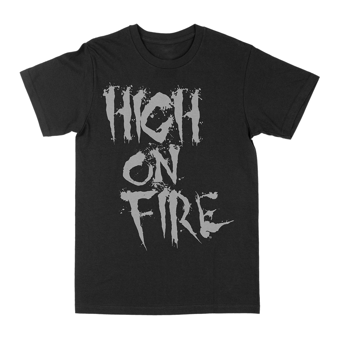 High On Fire "Splatter Logo" Black T-Shirt
