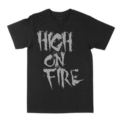 High On Fire "Splatter Logo" Black T-Shirt