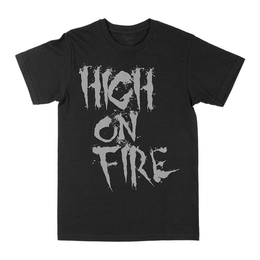 High On Fire "Splatter Logo" Black T-Shirt