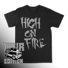 High On Fire "Splatter Logo" Black T-Shirt