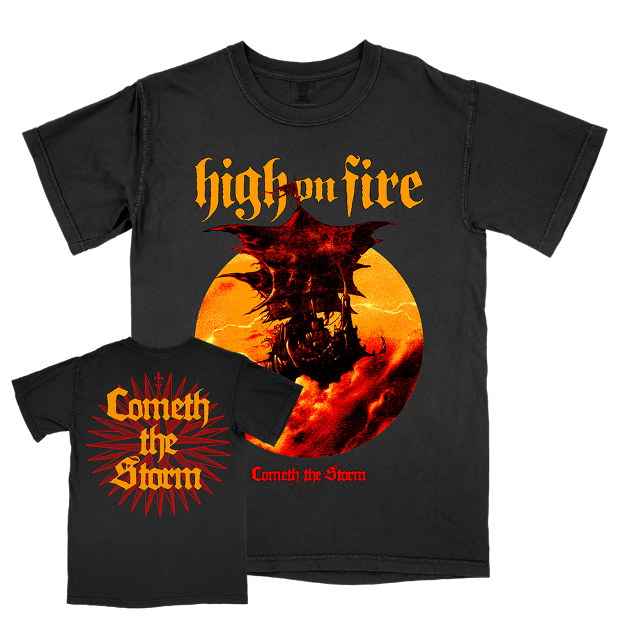 High On Fire "Cometh The Storm" Black Premium T-Shirt