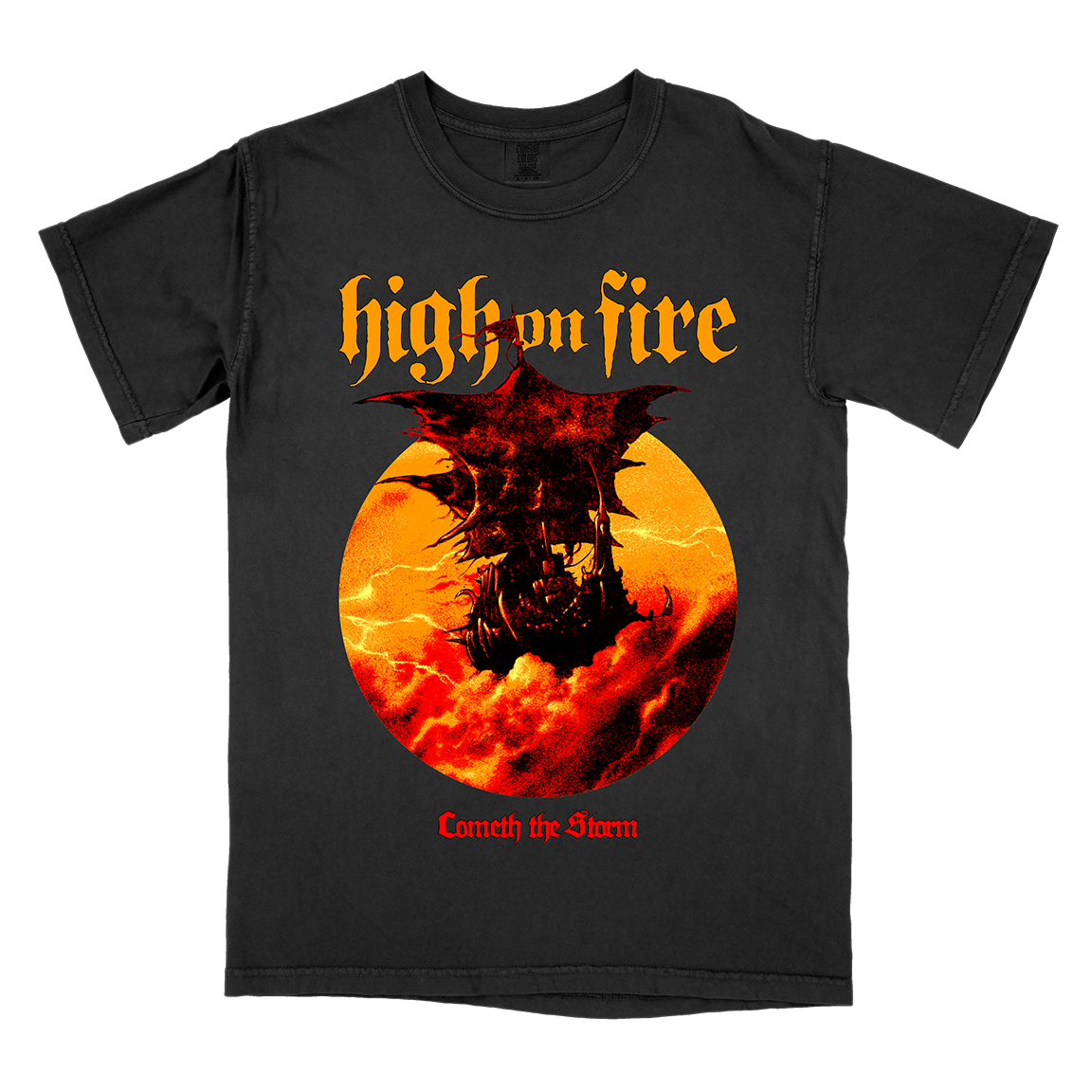 High On Fire "Cometh The Storm" Black Premium T-Shirt