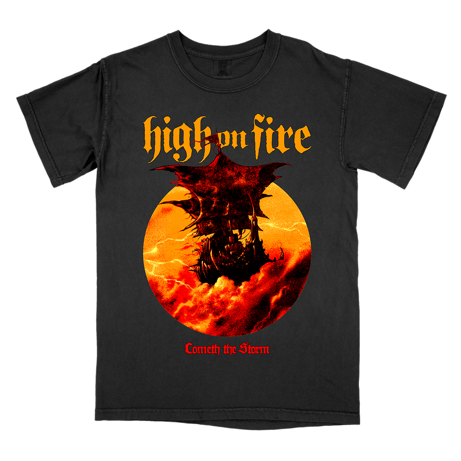 High On Fire "Cometh The Storm" Black Premium T-Shirt