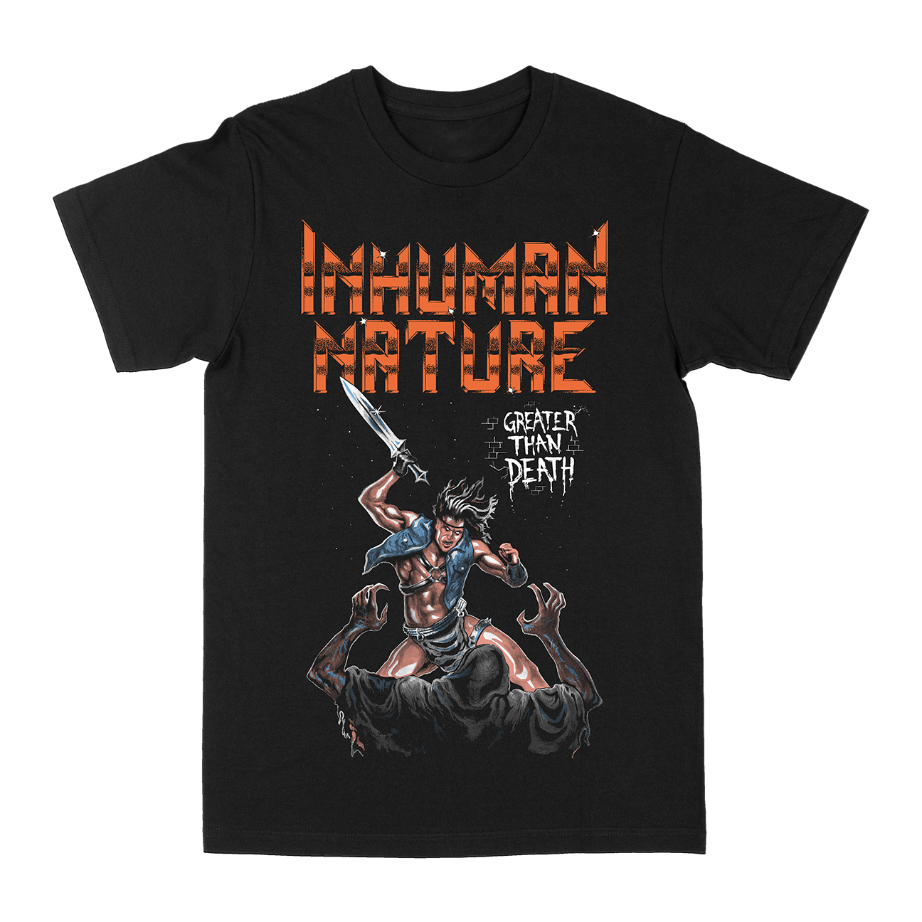 Inhuman Nature "Greater Than Death" Black T-Shirt