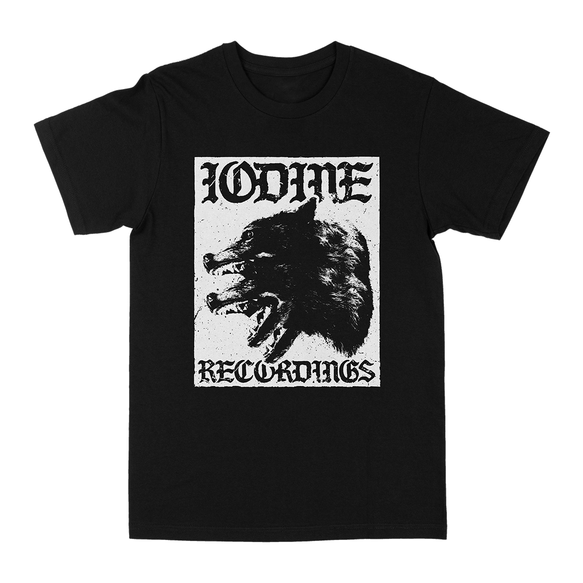 Iodine Recordings "Wolves" Black T-Shirt