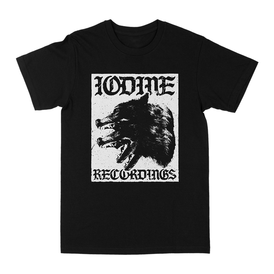 Iodine Recordings "Wolves" Black T-Shirt