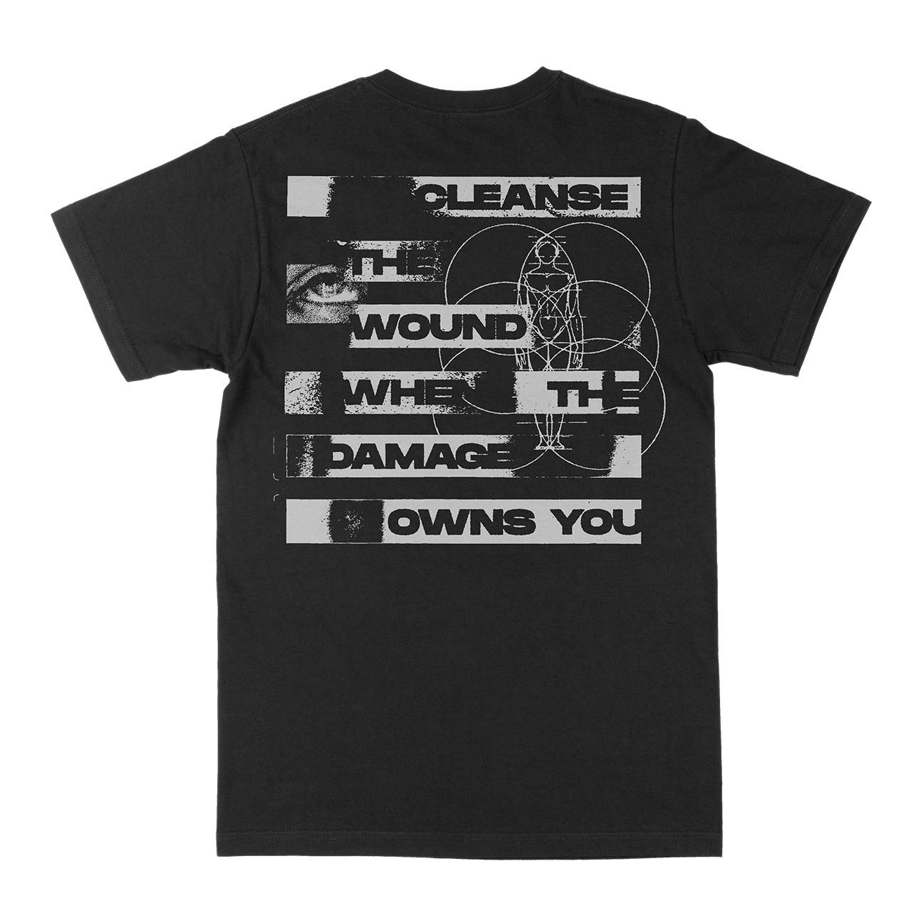 Love Letter "Wounds" Black T-Shirt