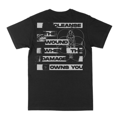 Love Letter "Wounds" Black T-Shirt